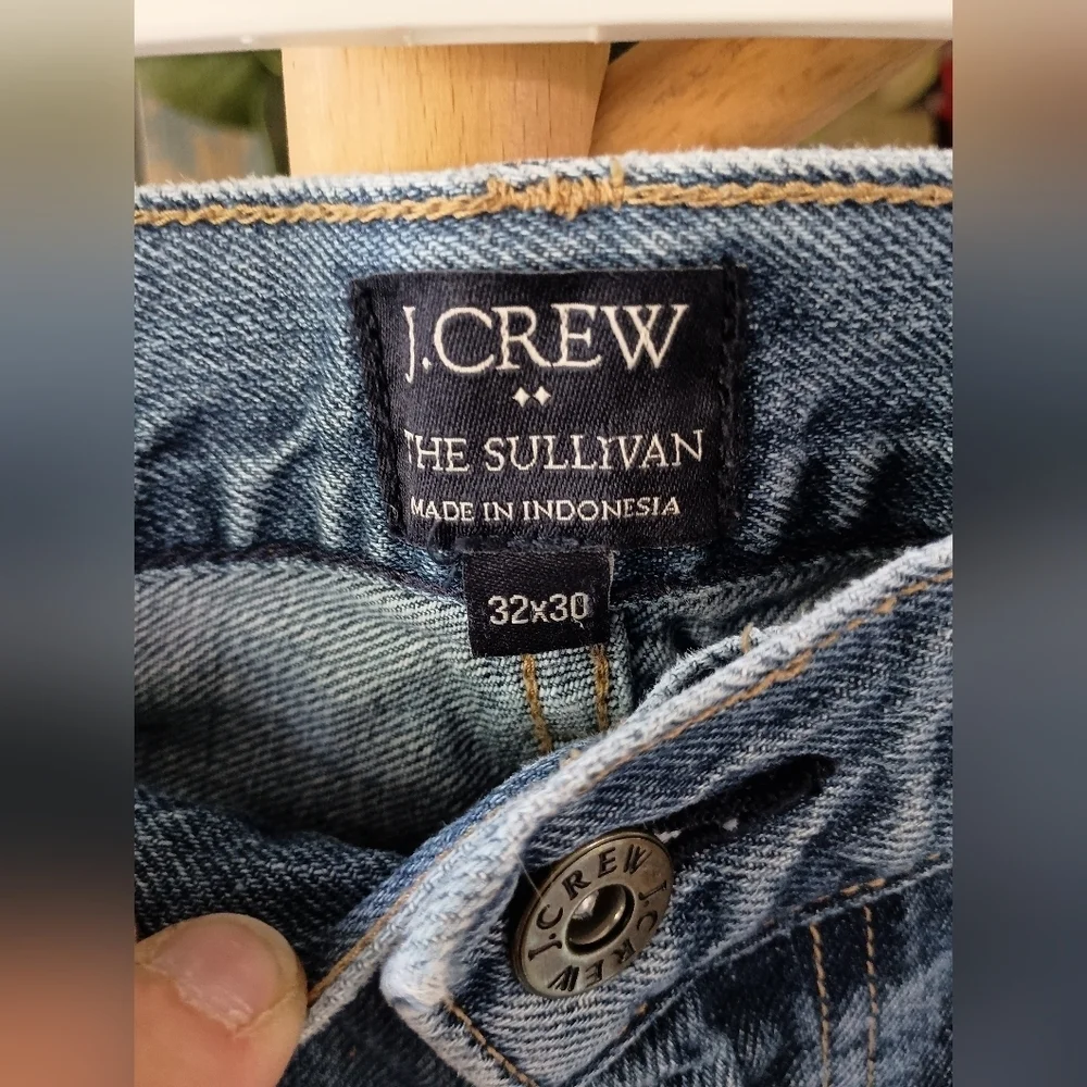 J Crew “The Sullivan” Straight Fit Jeans Men’s Size 32 x 30 Medium Wash Denim